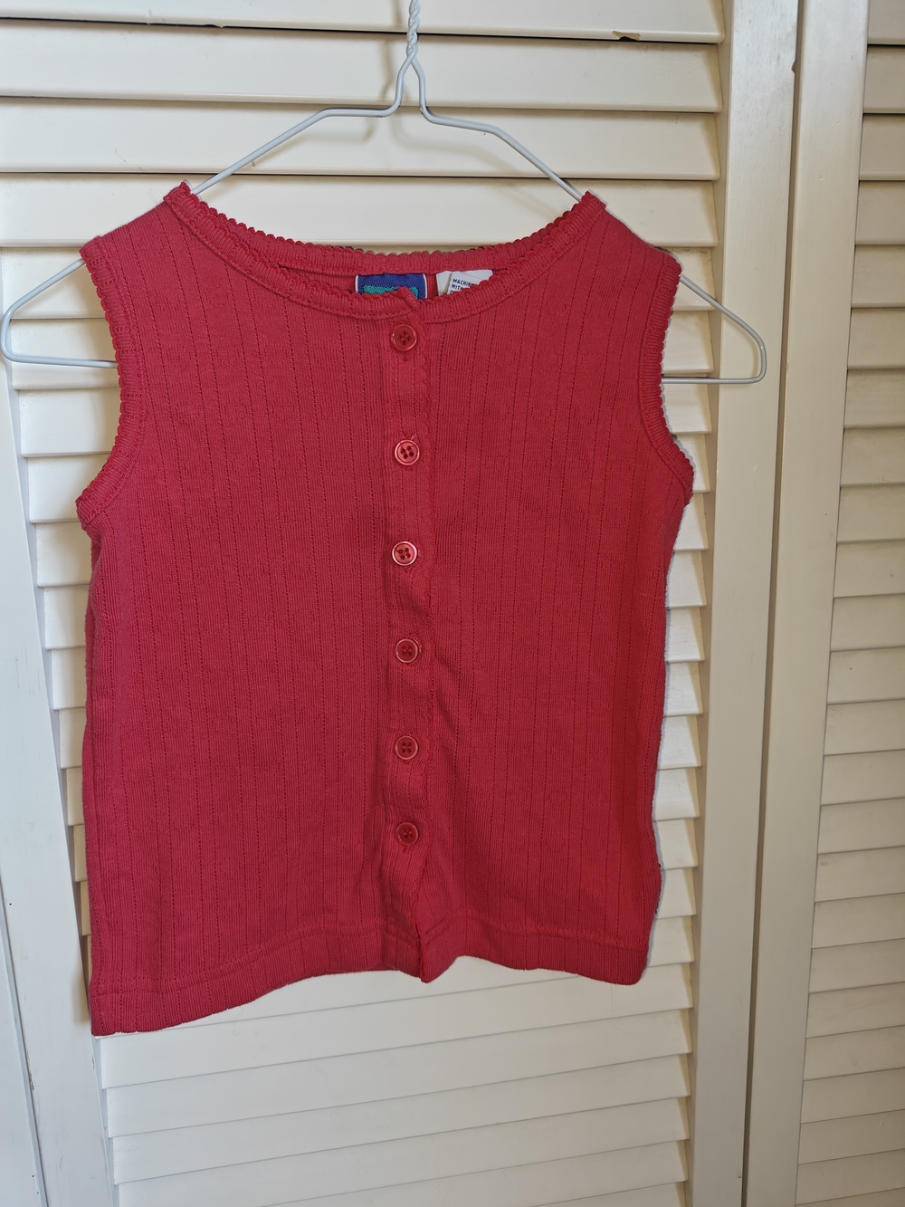 Vintage Sprockets Red Texture Tank Size 3T